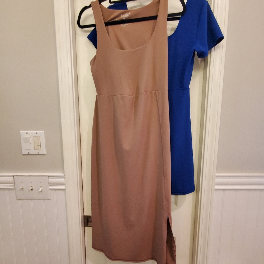 Bundle: 2 Isabel Fitted Maternity Dresses Size M - image 3